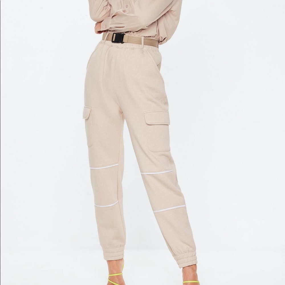 Missguided sand joggers